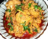 A picture of step 9 of Shahi Gobhi Masala.