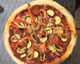 A picture of step 22 of Homemade Braai (BBQ) Pizza.