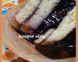 Foto langkah ke 5 dari resep agar-agar kreatif ( rotinya dr roti yg gatot gegara kemanisan jd eneg ) 😁.