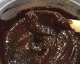 Foto langkah ke 3 dari resep Brownis (dark chocolate dan less sugar).