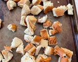 A picture of step 1 of Left over bun breadcrumbs.