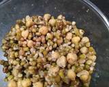 Healthy broken wheat and pulses salad recipe step 2 photo