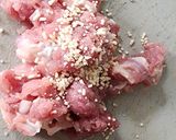 Hình bước làm 1 của món Phở sắn thịt băm sấu