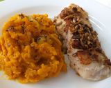 Foto del paso 3 de la receta: Pescado grillado con puré de zapallo y semillas