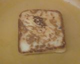 A picture of step 3 of Paneer toast.