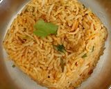 A picture of step 2 of Tomato rice.