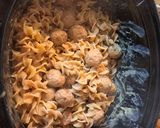 A picture of step 2 of Slow Cooker Swedish Meatballs.
