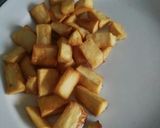 Foto del paso 4 de la receta: Ensalada tibia de pimientos con yuca y bimi
