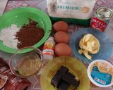 Foto langkah ke 1 dari resep Brownies Lava Cake.