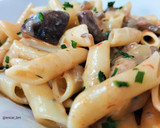Foto del paso 9 de la receta: Macarrones con setas y salsa de quesos
