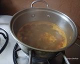 A picture of step 3 of Maharashtrian simple thali with walach birde.