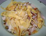 Foto del paso 8 de la receta: Arroz frío con omelette, pollo y verduras