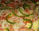 Foto do passo 6 de Pizza vegetariana de forma