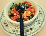 A picture of step 4 of Pressure Cooked Mixed Vegetables.