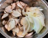 A picture of step 2 of Jerusalem artichoke pottage.