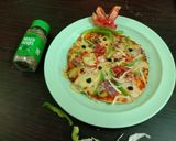 இதய வடிவு பிஸ்ஸா(heart shape pizza recipe in tamil) ரெசிபி ஸ்டேப் 7 புகைப்படம்