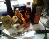 A picture of step 1 of My wife's vinaigrette/meat and fish marinade!!!.