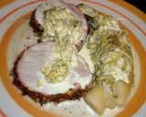 Foto del paso 10 de la receta: Peceto tiernisado en especias con crema de puerros y puerros esparragos