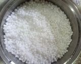 A picture of step 1 of Sabudana vada.