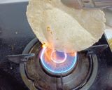 A picture of step 3 of Bajra Rotla.