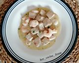 Foto del paso 8 de la receta: Atún en salsa con gambas
