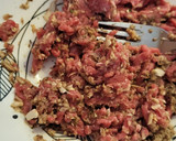 Foto del paso 4 de la receta: Hamburguesa con carne, champiñones y pistachos