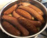 Une image de l'étape 7 de Boites chaudes à l'ail et au vin blanc (pommes grenailles, saucisses de morteau et diots du Jura).
