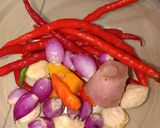 Foto langkah ke 1 dari resep Gulai udang kacang panjang.