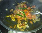 A picture of step 2 of Methi dal fry.