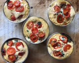 Foto del paso 8 de la receta: Muffins salados espinaca y champiñón con cherrys