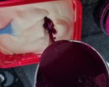 A picture of step 2 of Jamun ice cream.