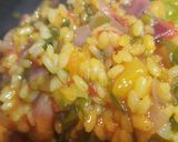 Foto del paso 4 de la receta: Arroz multicolor vegano con hamburguesas vegetales