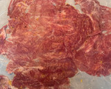 Foto del paso 1 de la receta: Fajita de carpaccio de presa ibérica