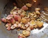 A picture of step 3 of Raw Jackfruit Curry.