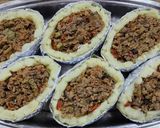Foto del paso 9 de la receta: 🥔🧀Papas rellenas con carne y vegetales, gratinadas con queso 🧀🥔