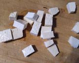 Une image de l'étape 1 de Tofu frit.
