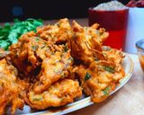 A picture of step 6 of Mix veg pakora.