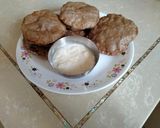 A picture of step 4 of Taro root/arbi & water chestnut flour poori.
