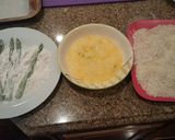 A picture of step 1 of Asparagus fries.