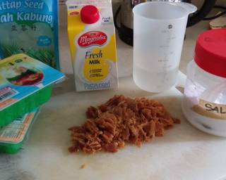 Es cendol gula jawa - Step 1