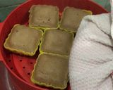 Foto langkah ke 4 dari resep Bolu Kukus Pandan Cokelat.