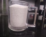 A picture of step 1 of Sooji ka halwa.