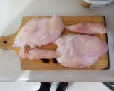 Foto del paso 1 de la receta: Pechuga de pollo a la mostaza