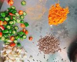 A picture of step 3 of Broccoli fry.