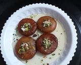 A picture of step 6 of Bread ki mithai.