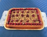 A picture of step 7 of Nutella and Raspberry Cake.