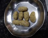 A picture of step 6 of Arrowroot potato bites.