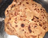 A picture of step 9 of Cheesy pizza sauce paratha.