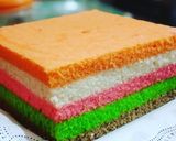 Foto langkah ke 11 dari resep Rainbow Steam Cake.