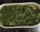 A picture of step 1 of Palak-Cheese square paratha.